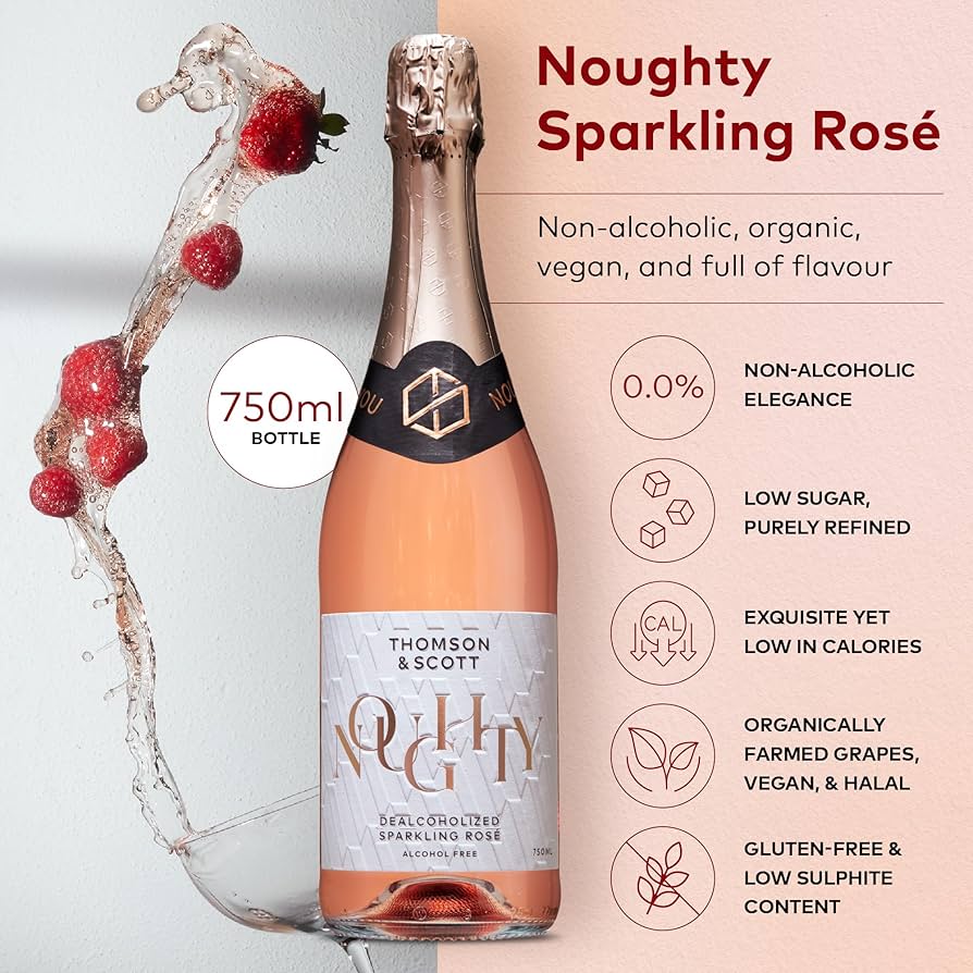 noughty sparkling non alcoholic wine taste benefits price and where to buy