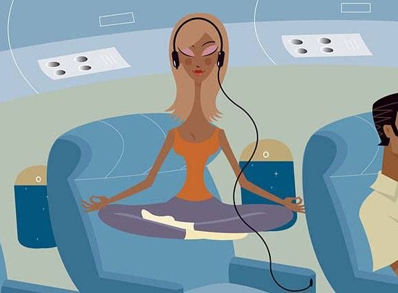 can you meditate in economy class tips to find peace while flying